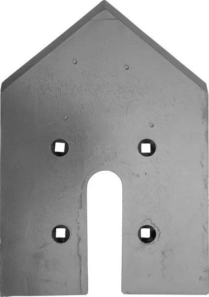 Kultivaattorin kärki F24 350 x 240 mm - Maanmuokkaustarvikkeet - 8719493303247 - 1