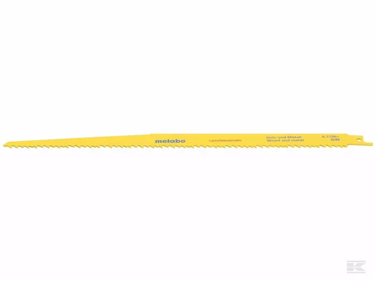 Metabo puukkosahanterä Wood Flexible - 300 x 1,25 mm - 5 kpl/pkt - puulle ja muoville - Puukkosahanterät - 4007430122797 - 1