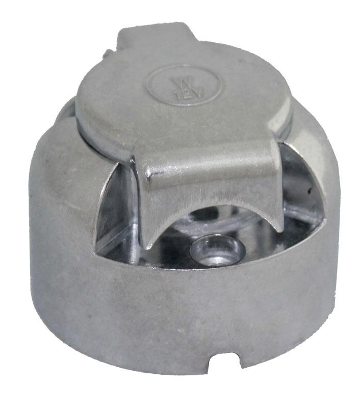 Peräkärryn pistorasia alumiini 12V - Peräkärrytarvikkeet - 6430032158587 - 1