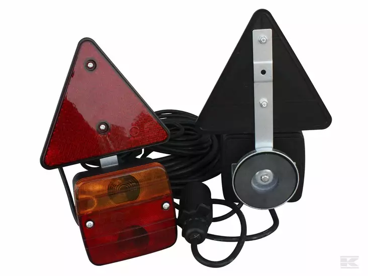 Perävaunun valosarja magneetilla 4/12 m - Huomiovalot ja majakat - 5700035645997 - 1