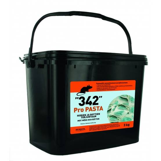 Pro pastasyötti hiirille ja rotille 3 kg - Jyrsijöiden torjunta - 6414505045697 - 1
