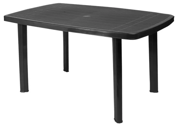 Puutarhapöytä harmaa 137x85x72cm - Puutarhakalusteet - 8009271609907 - 1