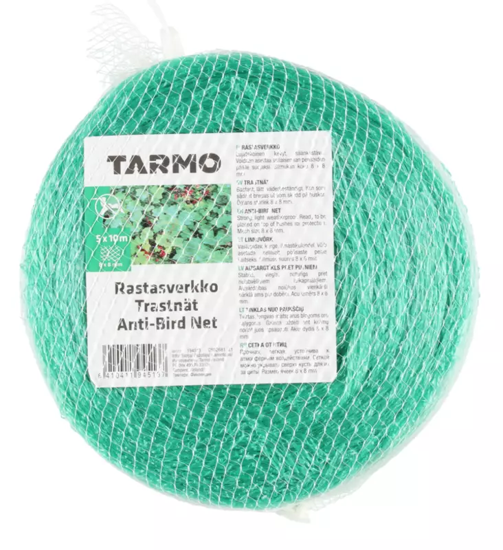 Rastasverkko tiheä 5x10 metriä - Lintujen torjunta - 6410411945137 - 1