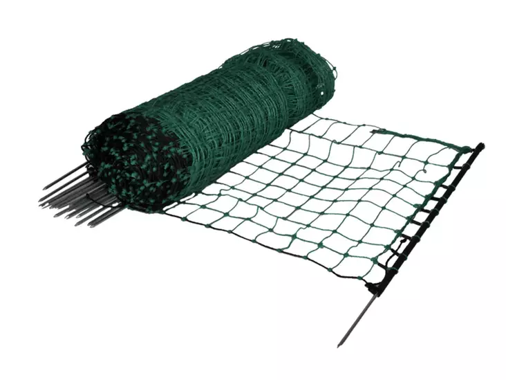 Siirreltävä kaniverkko tolpilla 0,65x50m - Aitaverkot - 8713235024377 - 1