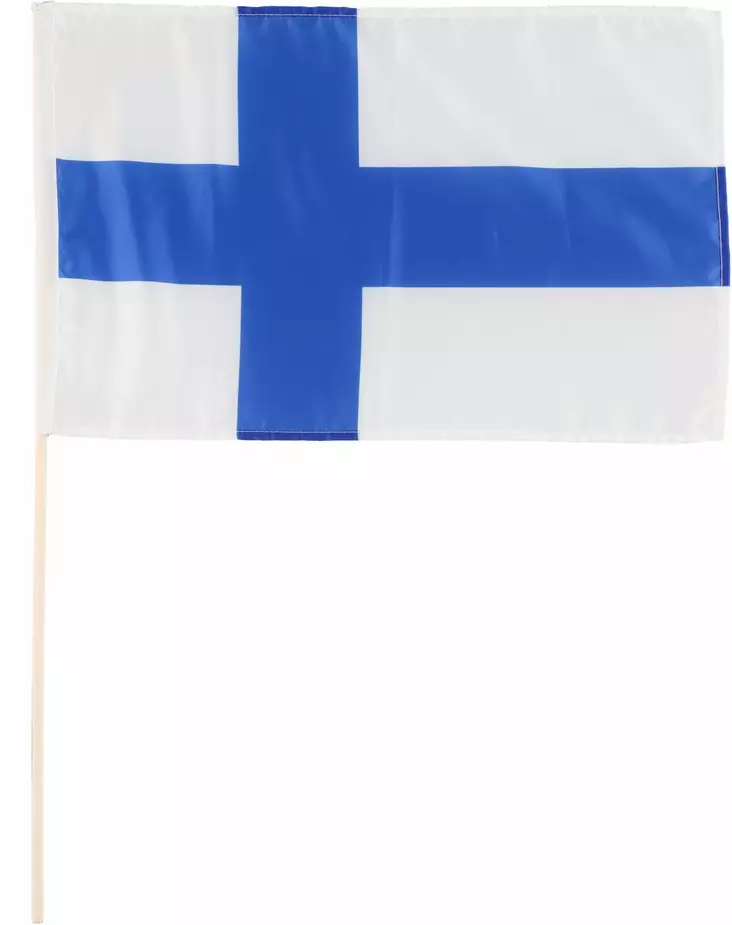 Suomenlippu 30x40 cm tikulla - Muut keittiötuotteet - 6410410149437 - 1