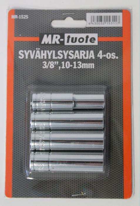 Syvähylsysarja 3/8" - Hylsyt ja -sarjat - 6430032153117 - 1