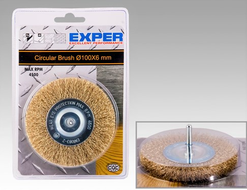 Teräskaraharja 100x6mm 12 kpl/pkt - Hiomatarvikkeet - 6438081001847 - 1