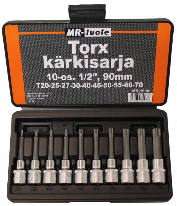 Torx-hylsysarja 10-os. - Hylsyt ja -sarjat - 6430032155777 - 1