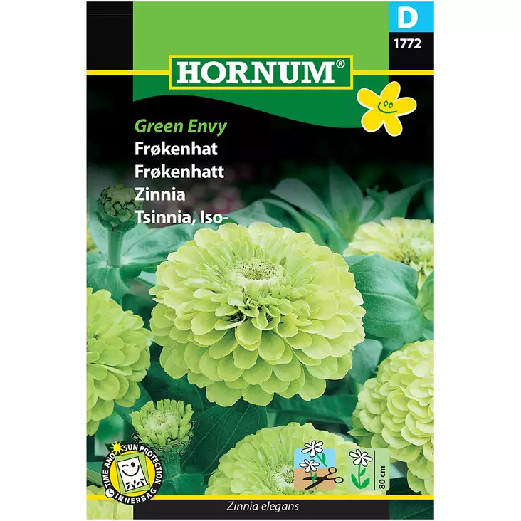 Tsinnia ´Green Envy´ - Siemenet ja siemenperunat - 5708787017727 - 1