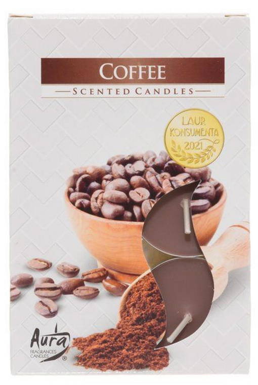 Tuoksulämpökynttilä Coffee 6 kpl/pkt - Huonetuoksut, raikastimet - 5906927015897 - 1