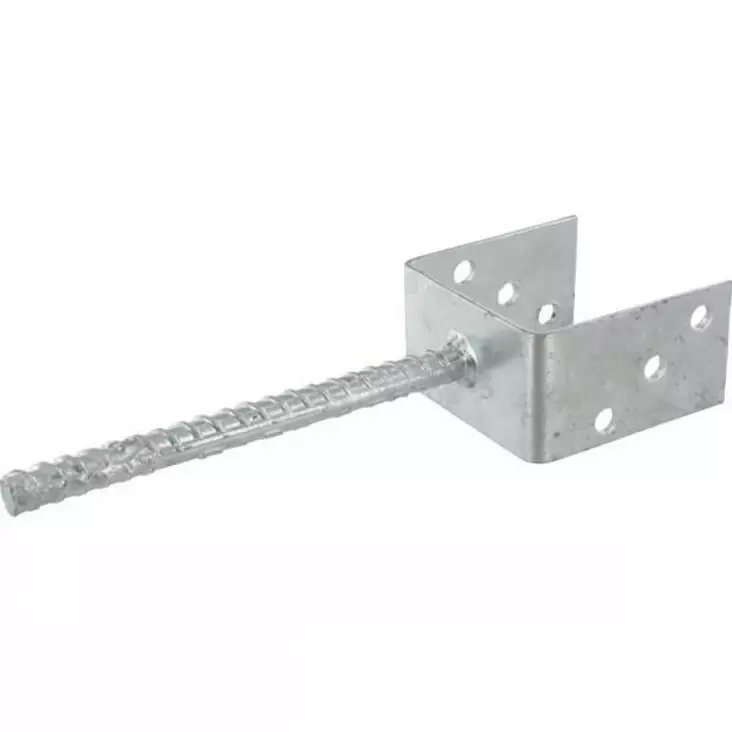 U-kiinnike aitapylväälle 71/100x60 mm - Aitapaalut - 8719607102957 - 1