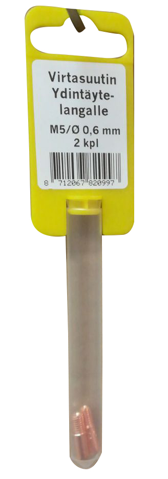 Virtasuutin Ydintäytelangalle M5/0,6 mm - Hitsauspuikot - 8712067820997 - 1
