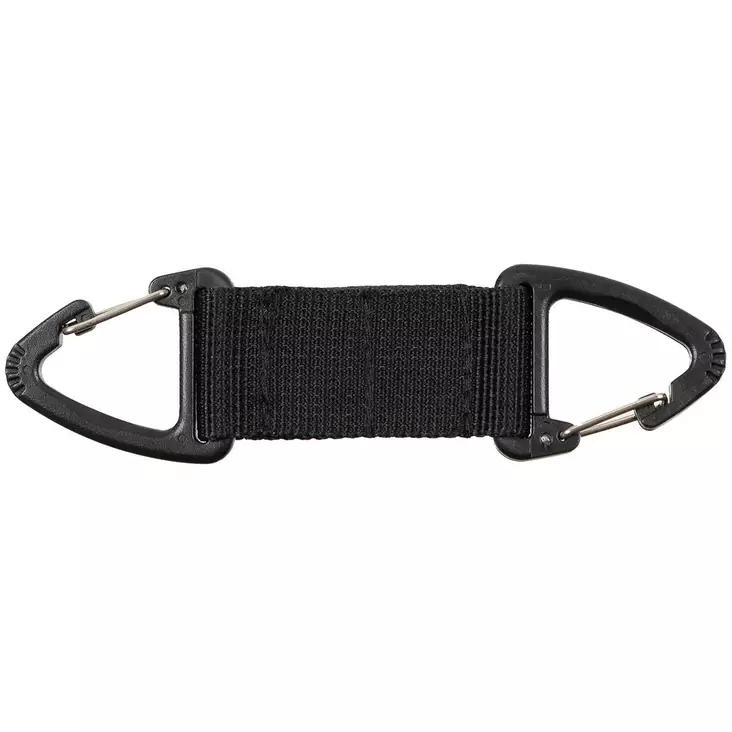 Yleispidike 2 karabiinihaalla musta - Survival -tuotteet - 4044633191397 - 1