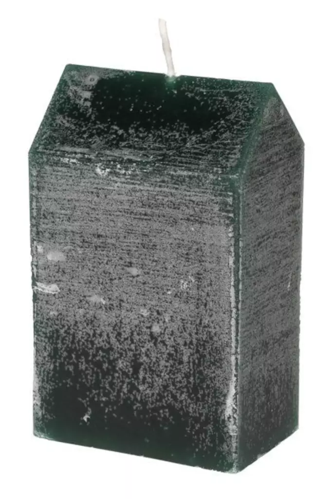 Talo kynttilä rustiikki vihreä - Kynttilät - 6410416374567 - 1