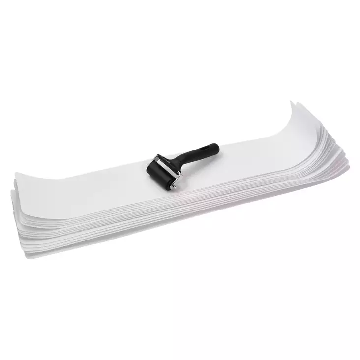 Liukuestepalat 100 mmx610 mm 15 kpl Läpinäkyvä - Teipit - 6438152023327 - 1
