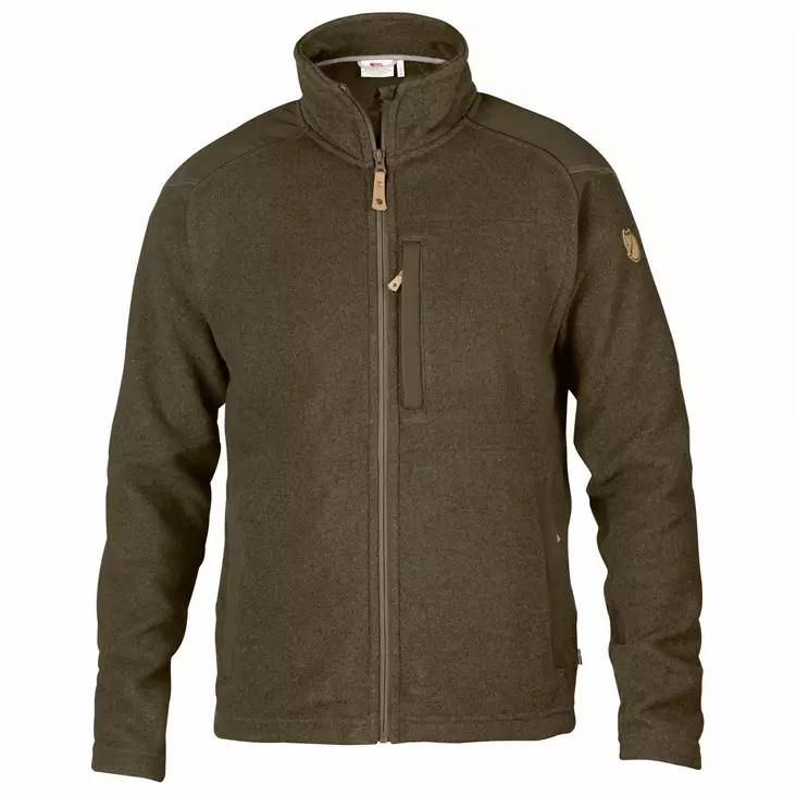 Fjällräven Buck Fleece M Dark Olive - Retkeilyasusteet - 7392158878017 - 1