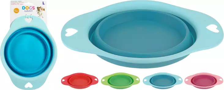 Koirankuppi kokoontaitettava 19x6 cm - Ruokakupit - 8711295442827 - 1