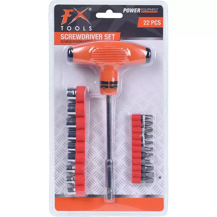 Ruuvaussarja 22-os. - Ruuvimeisselit ja -sarjat - 8719202020977 - 1