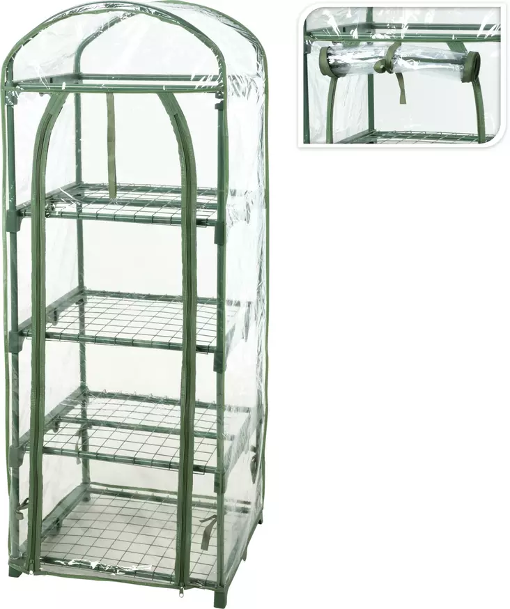 Kasvihuone 4-tasoinen - Kasvihuoneet, lavakaulukset - 8720573944007 - 1