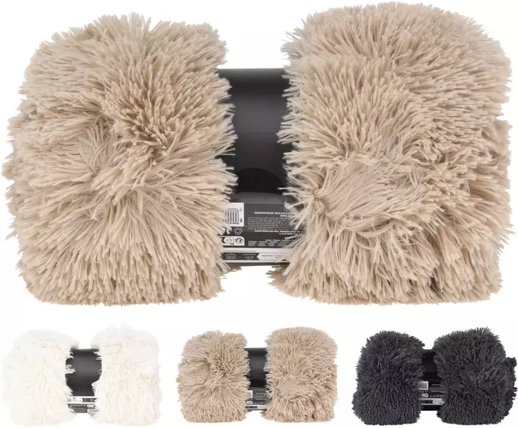 Pörröinen torkkupeitto 150x120 cm - Muut itsehoitotuotteet - 8721037129367 - 1