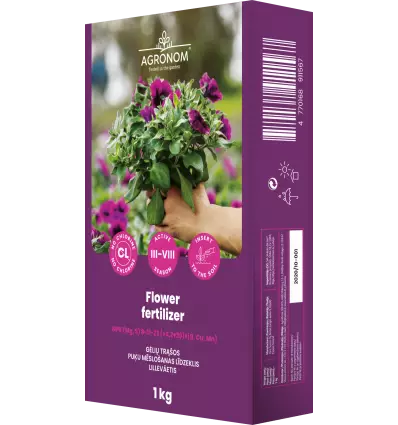 Agronom Kukkalannoite 1 kg - Mullat ja lannoitteet - 4770168911567 - 1