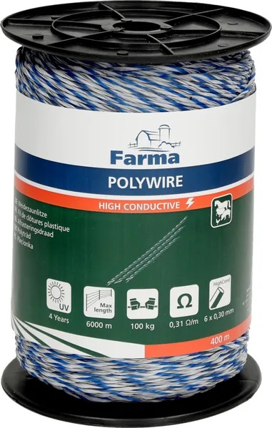 Aitalanka Farma HighCond 2 mm 400 m - Aitanauhat ja -langat - 8719607146487 - 1