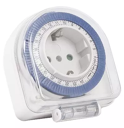 Emax Ajastin, ohjelmoitava 24h - Pistokkeet - 6430033338377 - 1