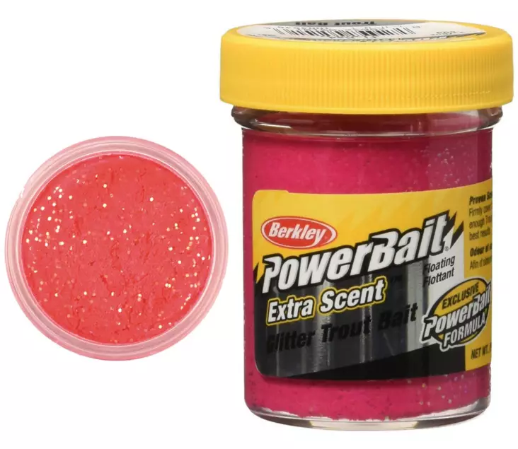 Syöttitahna PowerBait glitter Red - Kalastussyötit - 028632022467 - 1