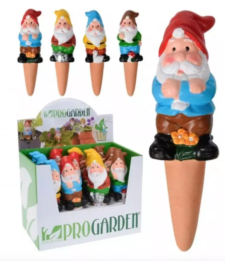 Lomakastelija puutarhatonttu 16,5 cm - Kastelukannut, sumupullot - 8719202556957 - 1