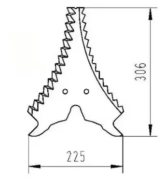 Noukinvaunun terä Strautmann 50436507 - Noukkimet - 50436507 - 1