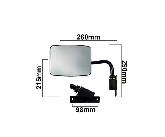 Peili vasen, sopii Fiat - Ohjaamo ja kori - svm000007257 - 1