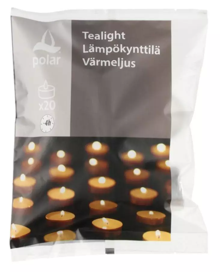 Polar Lämpökynttilä 20 kpl/pkt - Kynttilät - 6410416384917 - 1