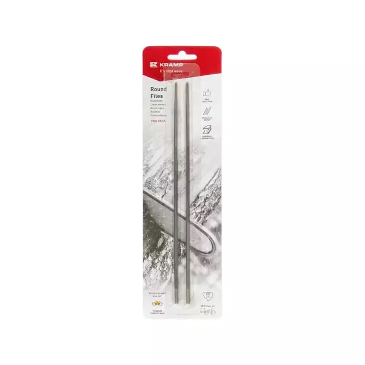 Pyöröviila 5/32" 4,0 mm 2 kpl/pkt - Hiomatarvikkeet - 8719493037227 - 1