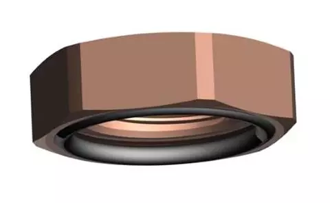 Raufoss vastamutteri tiivisteellä M16 - Paineilmajärjestelmä - svm0000010077 - 1