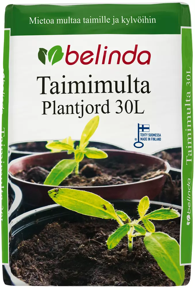 Taimimulta Belinda 30 litraa - Mullat ja lannoitteet - 6430045180087 - 1