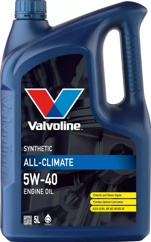 Valvoline All Climate 5W-40 moottoriöljy 5L - Autokemikaalit - 8710941021607 - 1