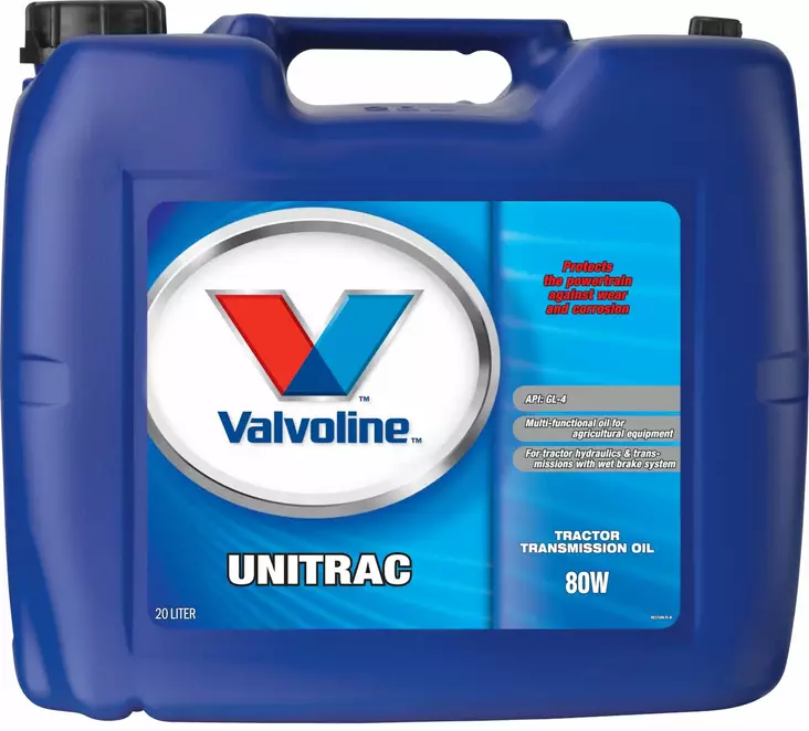 Valvoline Unitrac Fluid 80W erikoisvaihteistoöljy 20 l - Vaihteistoöljyt - 8710941171067 - 1