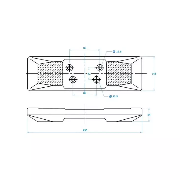 VemaTRACK Kumilevyt 450mm - Muut traktoritarvikkeet - UP3742107 - 1