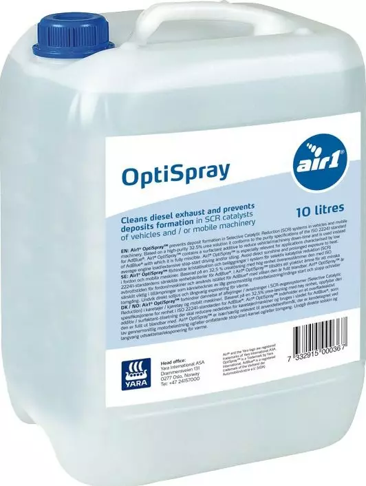 Yara Optispray 10 l AdBlue - Autokemikaalit - 7332915000367 - 1