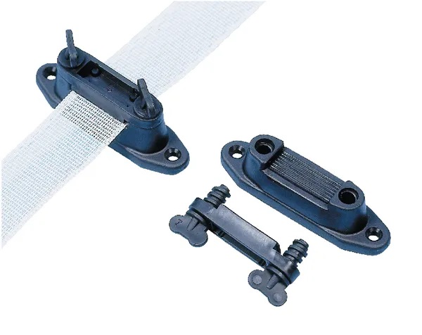 Yhdistetty nauha- ja kulmaeristin, musta, 10 kpl - Eristimet - 4018653443507 - 1