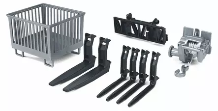 Bruder tarvikesarja etukuormaimeen - Bruder työkonelelut - 4001702023188 - 1