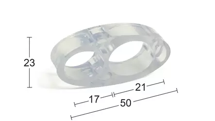 Habo ovenpysäytin kombo muovi - Muut ovitarvikkeet - 7317900165528 - 1