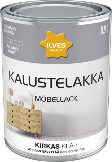 Ilves Kalustelakka Puolihimmeä - Lakat, hartsit - 6430026950708 - 1