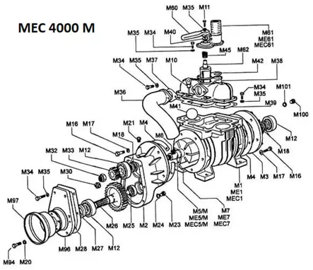 Lamelli 300 x 41 x 6,5 mm (MEC 4000) - Lietevaunut - 8719774400238 - 2