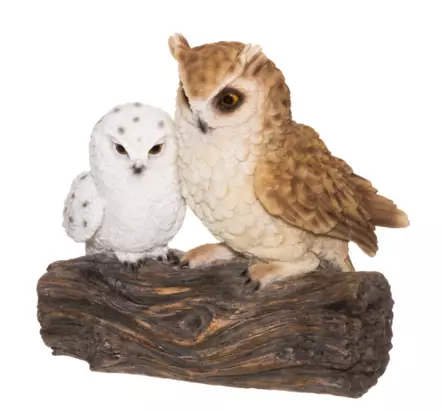 Pöllöt kannolla - Puutarhapatsaat, koristeet - 6410416026558 - 2