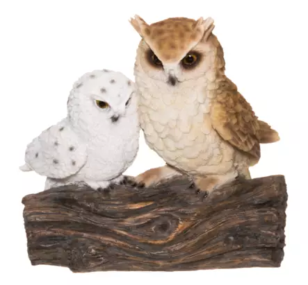 Pöllöt kannolla - Puutarhapatsaat, koristeet - 6410416026558 - 1