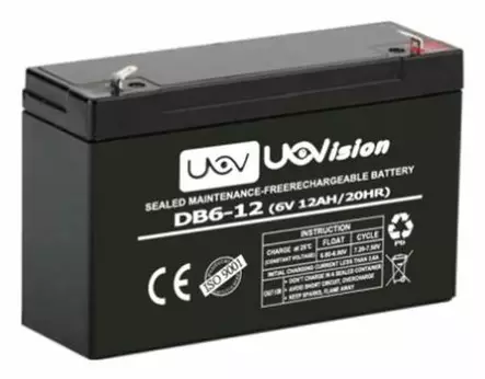 Uovision riistakameran akku 6V 12Ah - Riistakamerat - 6430061580038 - 1