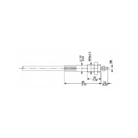 Ohjausvaijeri, AK-CG 3500 mm - Hydrauliikka - 8719607004558 - 2