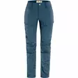 Fjällräven Keb Trousers Curved W Reg Indigo Blue - Retkeilyasusteet - 7323450867188 - 1