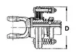 Levykytkin K94/1, 1 1/8"-6, 400 Nm, W2100 - Kytkimet nivelakseleihin - 8435194025898 - 3